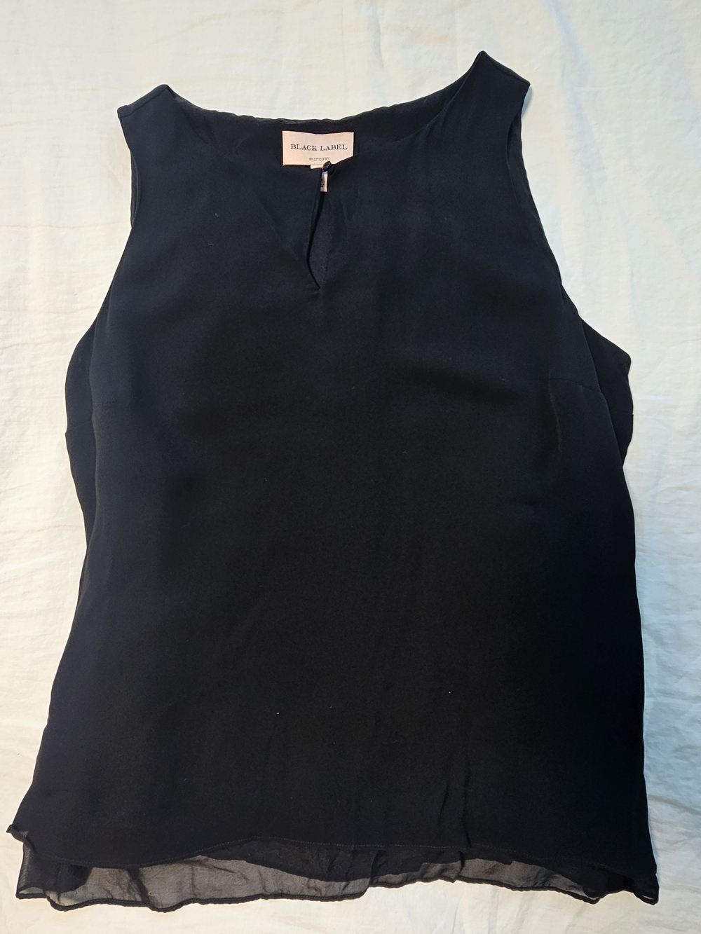 Chicos Black Label Dress Tanktop Silk With Silk Lining Size 14 - Picture 2 of 7